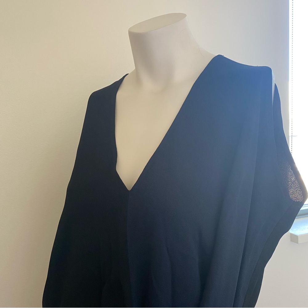 ZERO + MARIA CORNEJO V-Neck Midi Length Dress - Picture 3 of 9